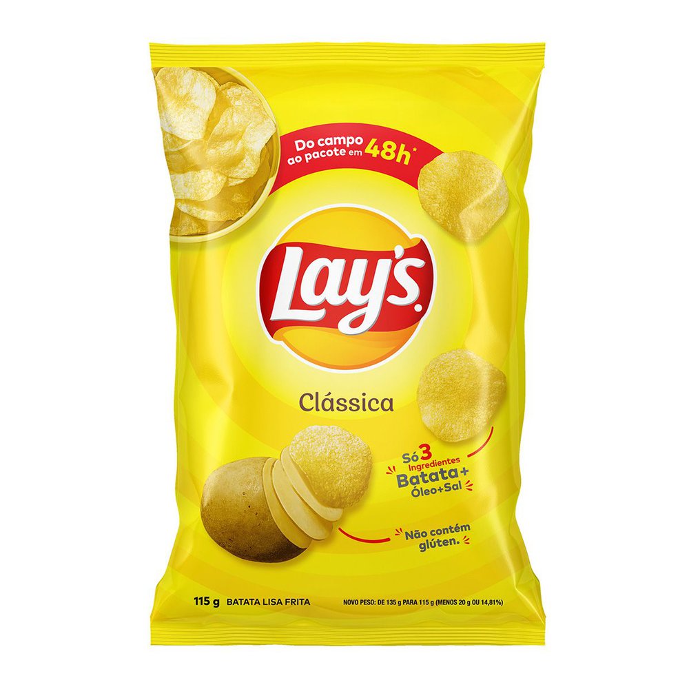 Batata Frita Clássica Lays 115g