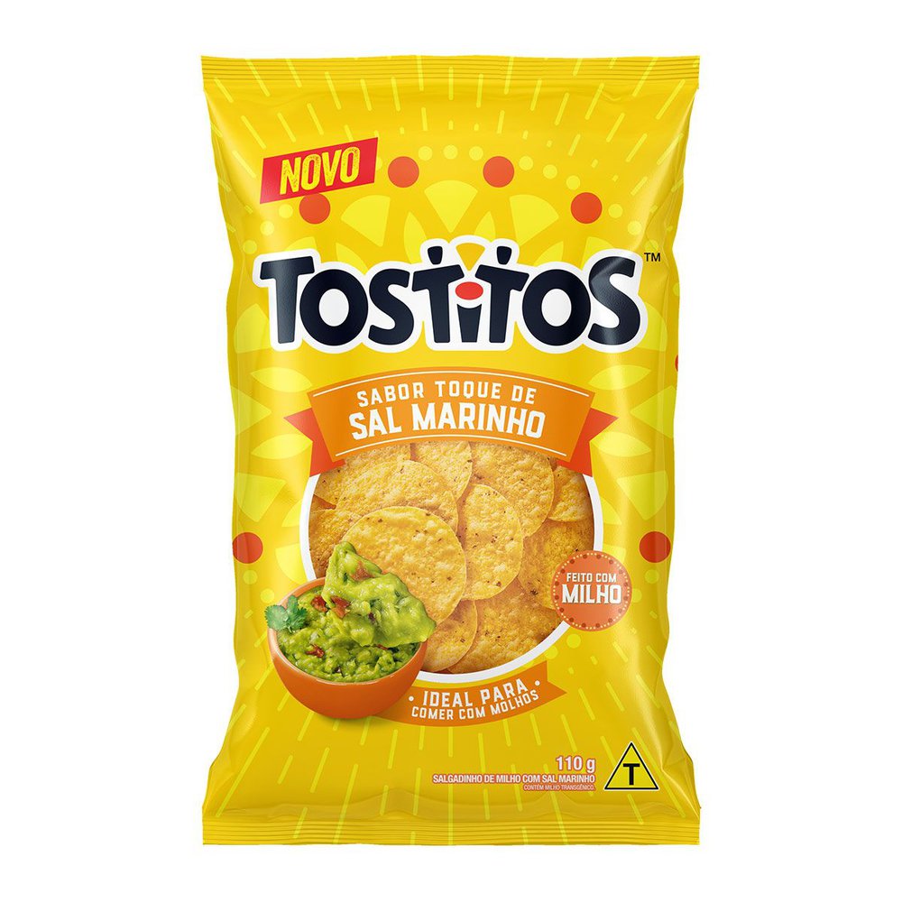 Salgadinho de Milho com Toque de Sal Marinho Tostitos 110g