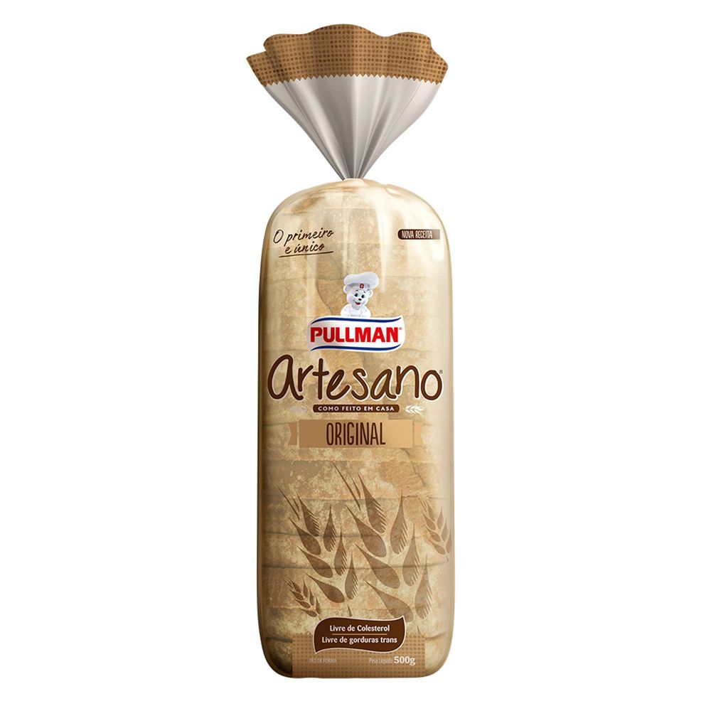 Pão de Forma Artesano Original Pullman 500g