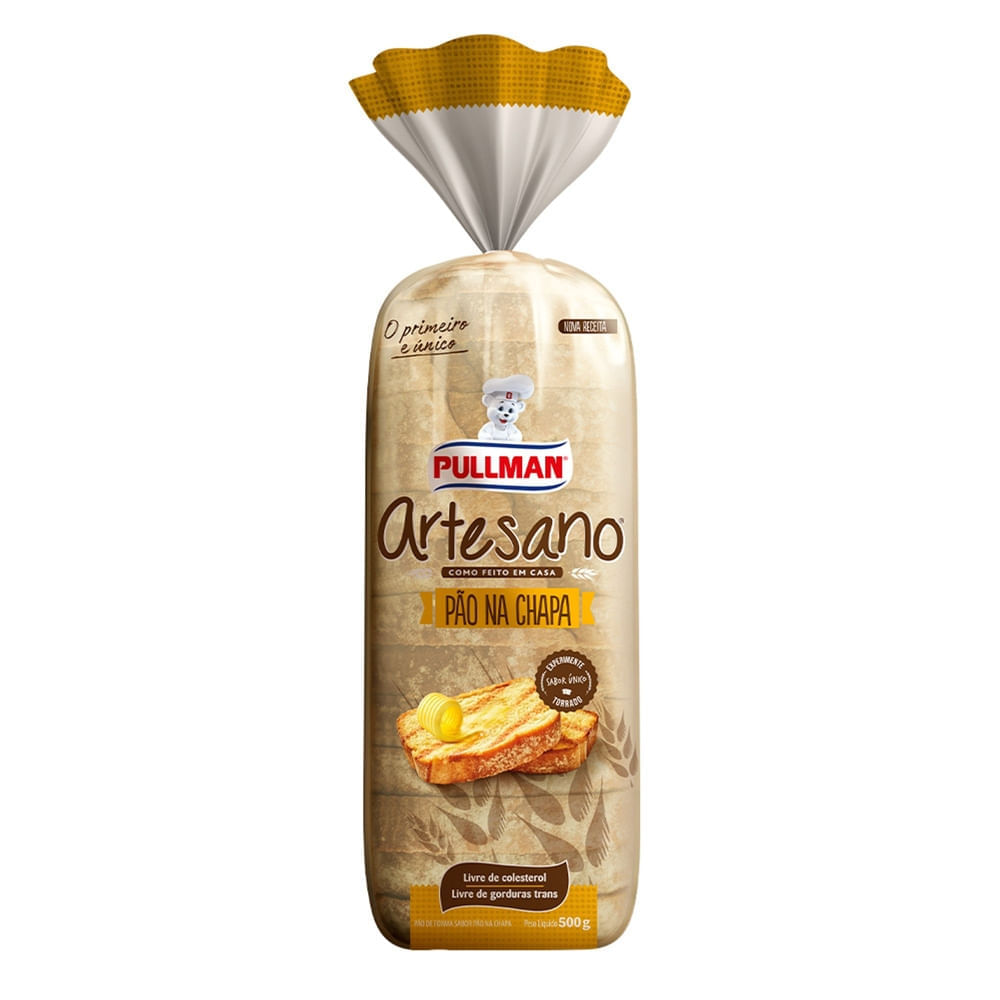 Pão de Forma na Chapa Artesano Pullman 500g