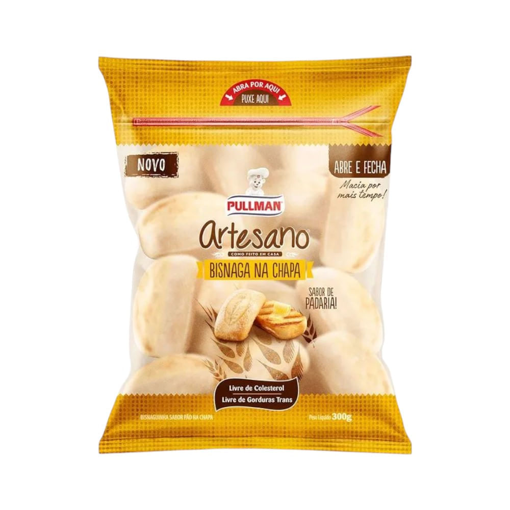 Bisnaga Artesano Na Chapa Pullman 300g