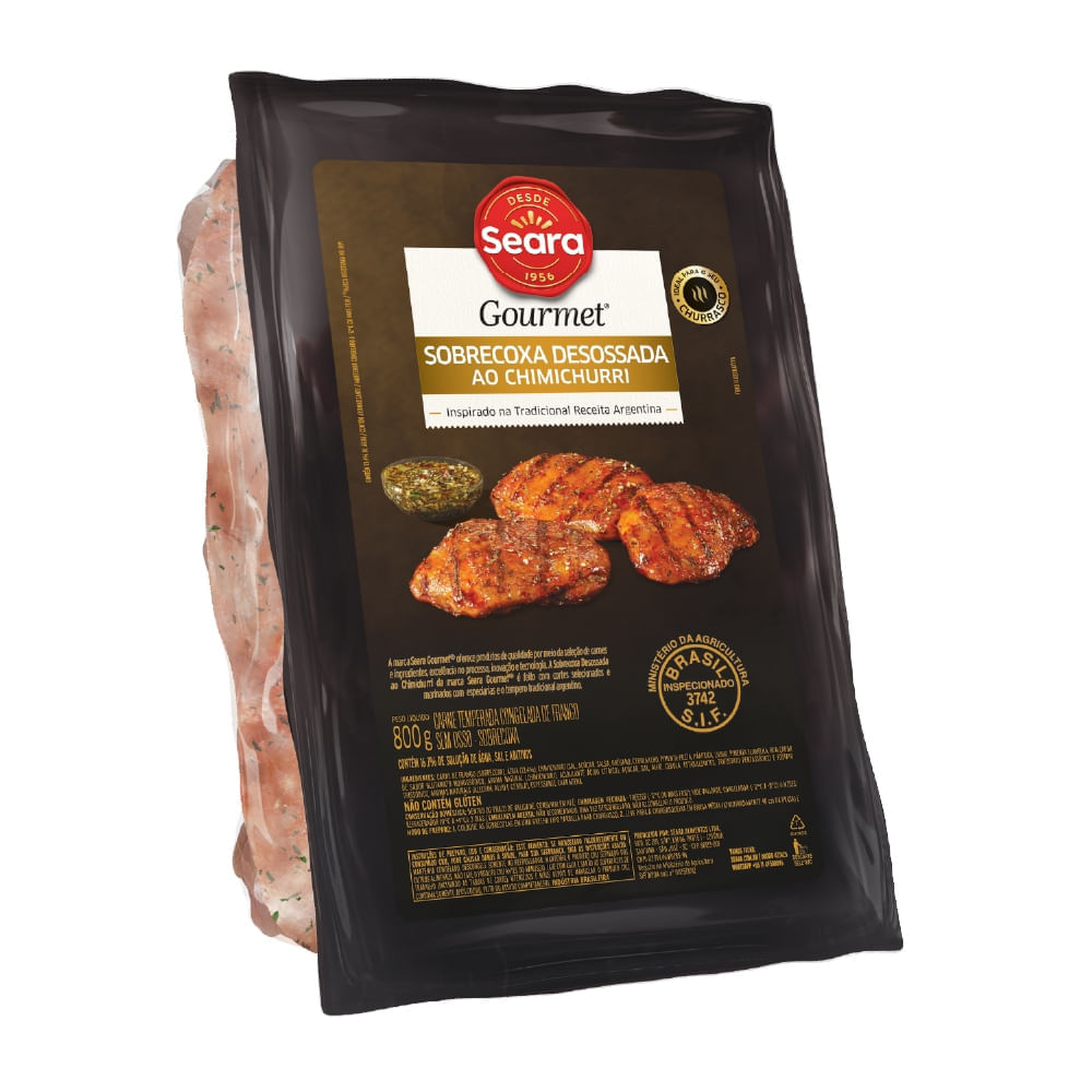Sobrecoxa desossada ao chimichurri Seara Gourmet 800g