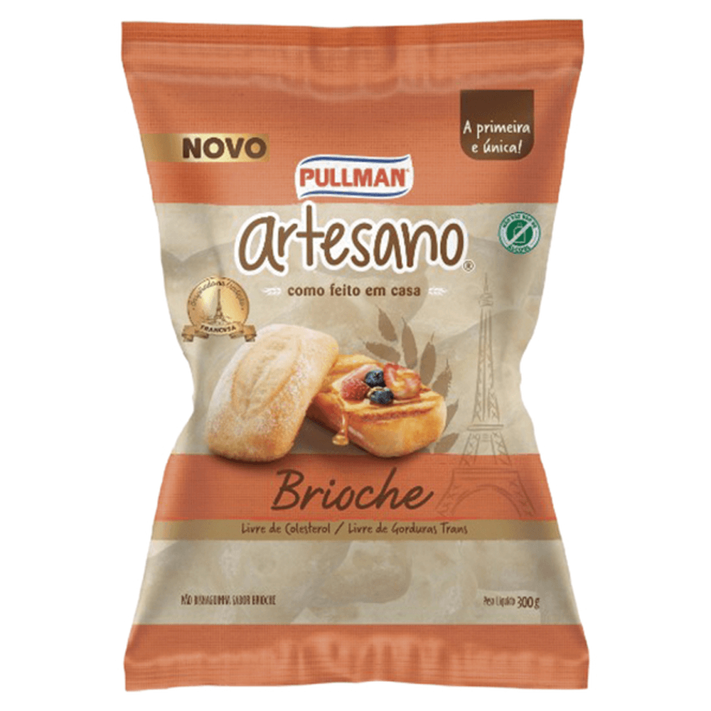 Pão Bisnaguinha Brioche Artesano Pullman 300g