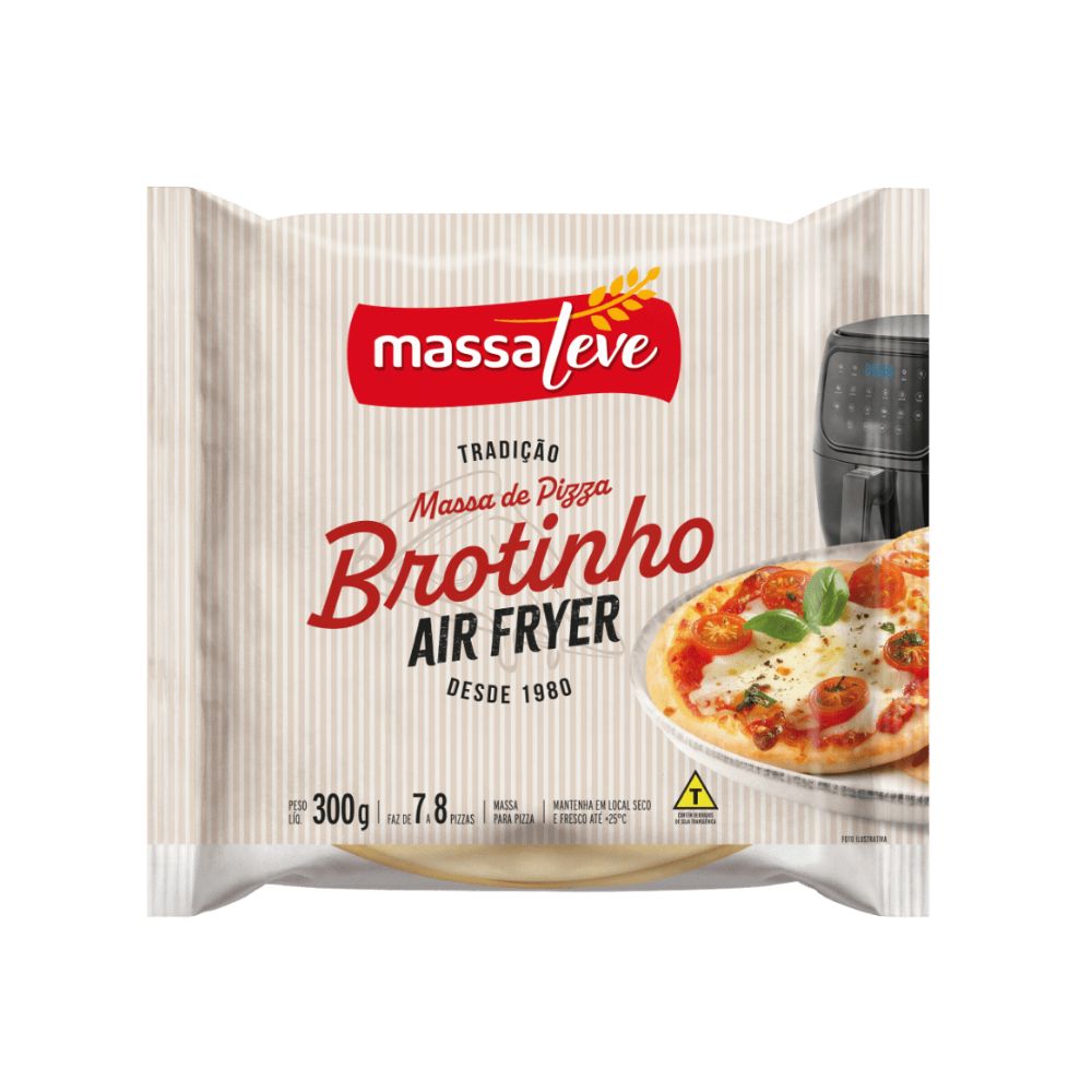 Massa Pizza Brotinho Massa Leve 300g