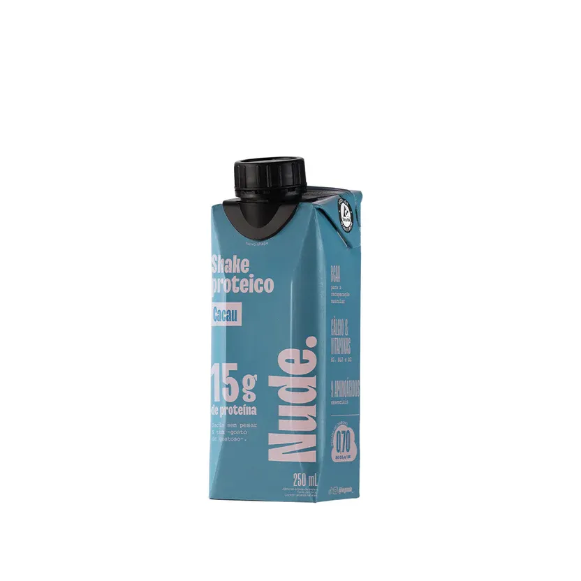Shake Proteico Cacau Nude 250ml