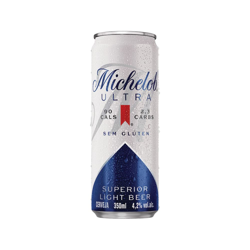 Cerveja Ultra Light Lager Michelob  Lata 350ml