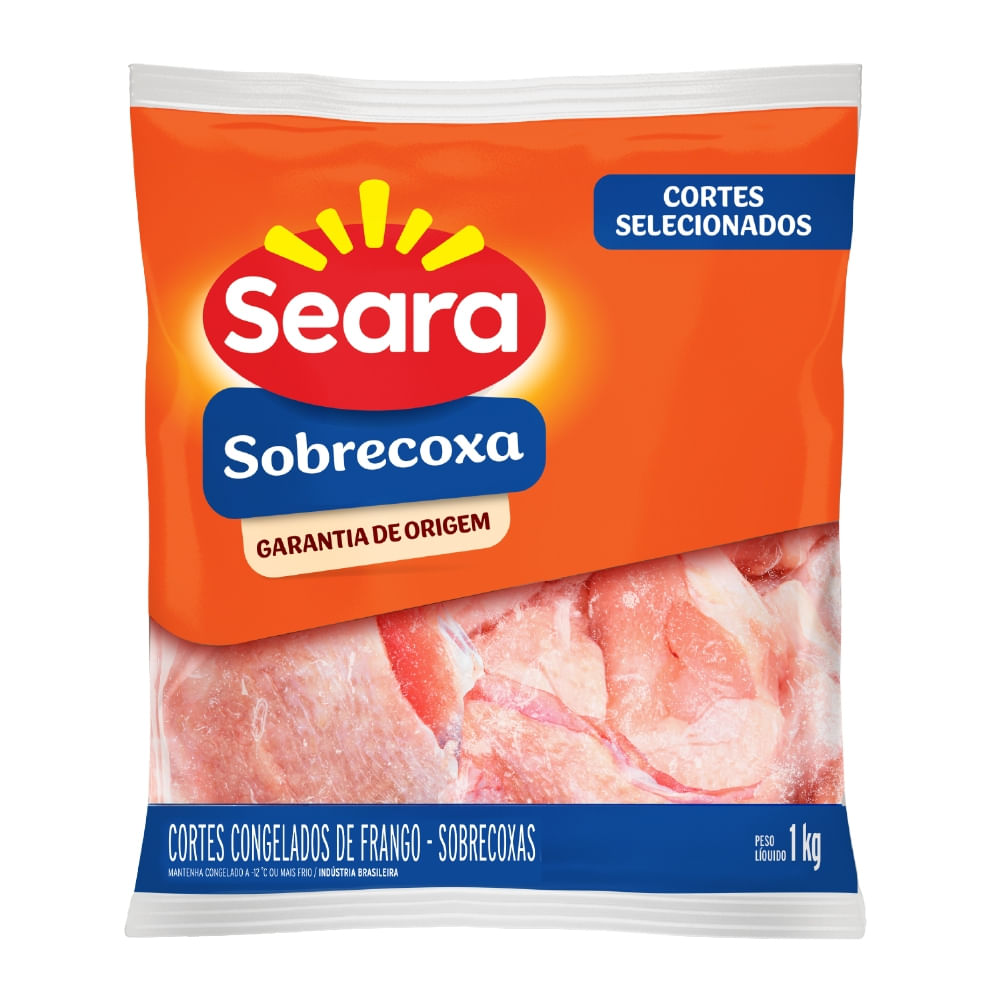 Sobrecoxa Frango Congelada Seara IQF  1Kg