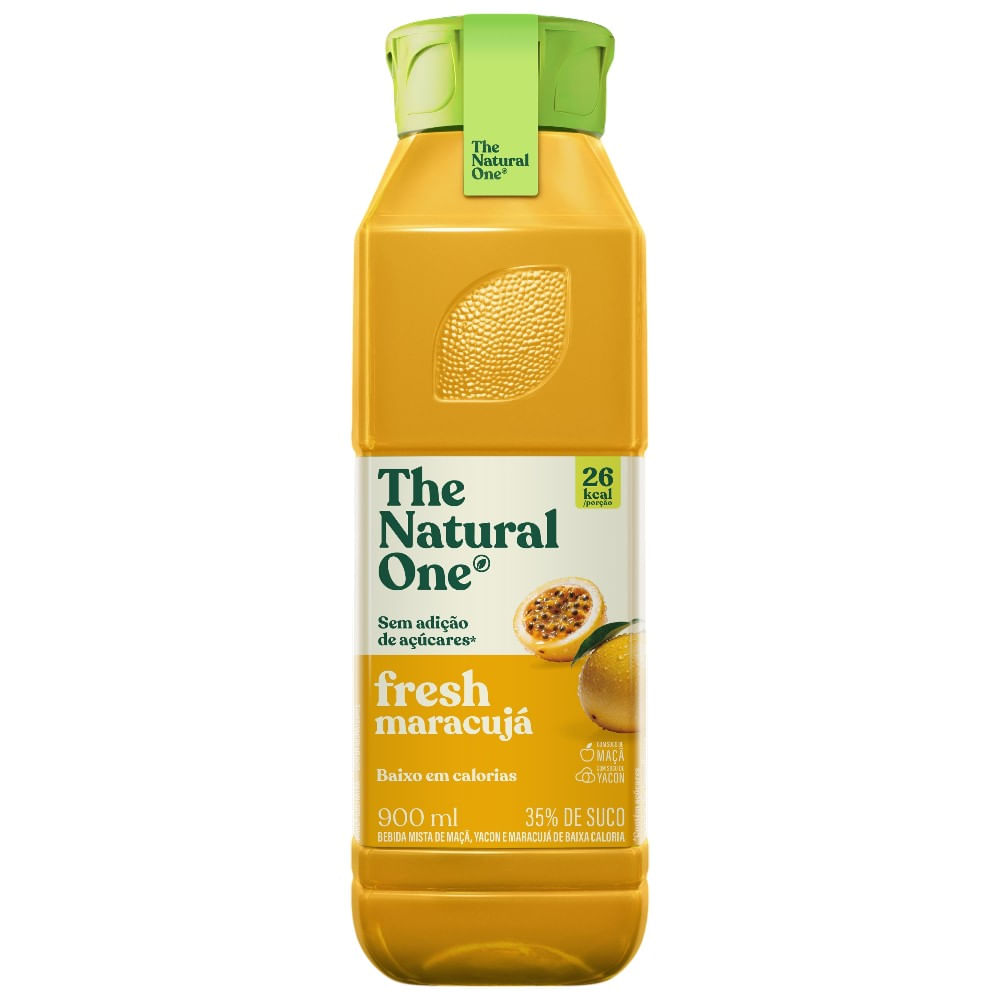 Suco Fresh Maracujá Ambiente Sem Adição de Açúcar The Natural One 900ml
