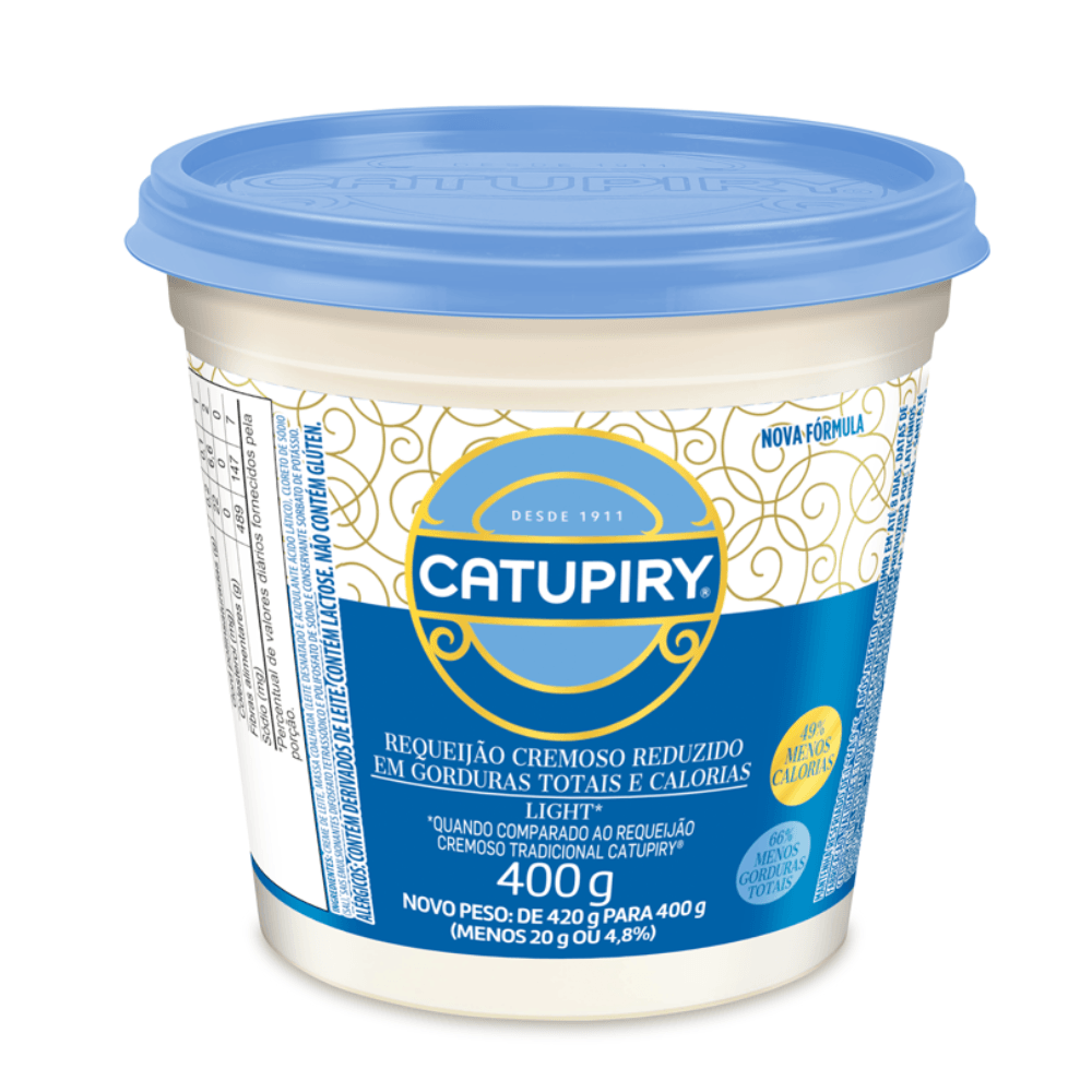 Requeijão Cremoso Light Catupiry 400g