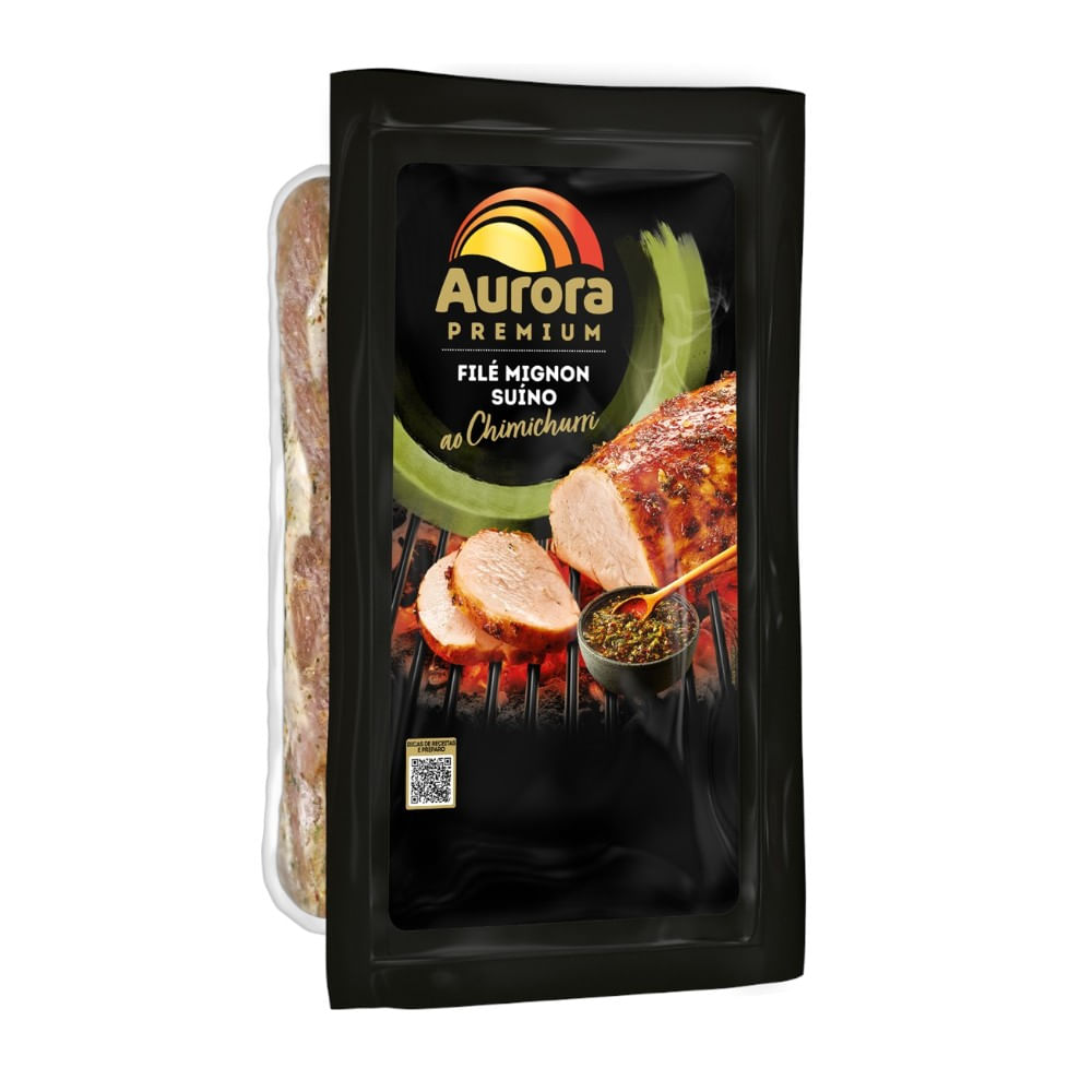 Filé Mignon Suíno ao Chimichurri Aurora Premium Kg