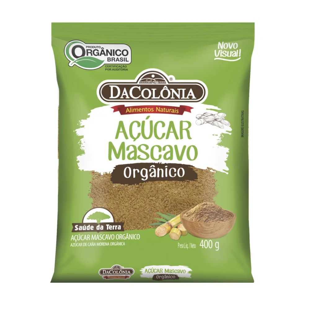 Açúcar Mascavo Orgânico Saúde da Terra DaColônia 400g