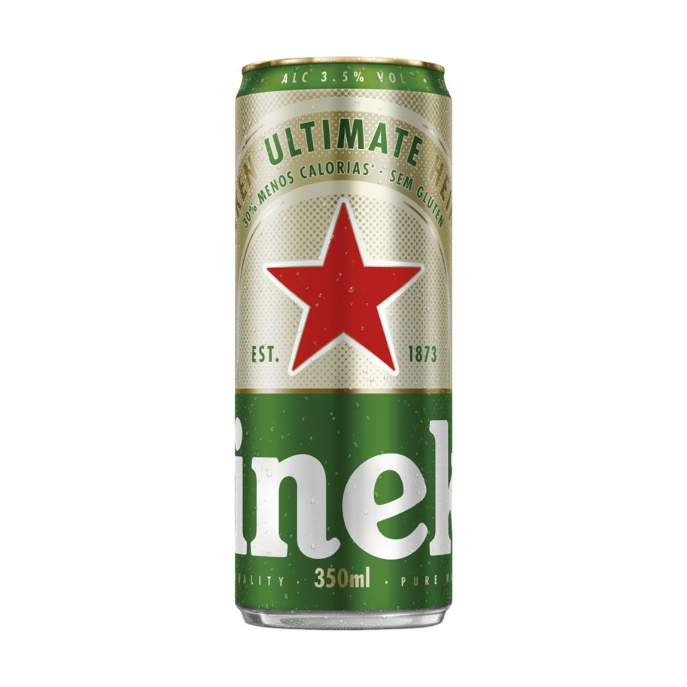 Produto Cerveja Lager Puro Malte Ultimate Sem Glúten Heineken Lata 350ml da loja Mambo no valor de: 6,29