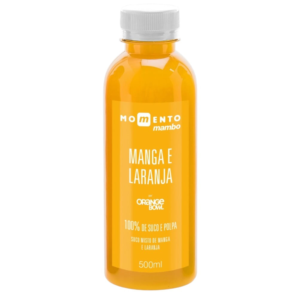 Suco de Manga e Laranja Refrigerado Momento Mambo 500ml