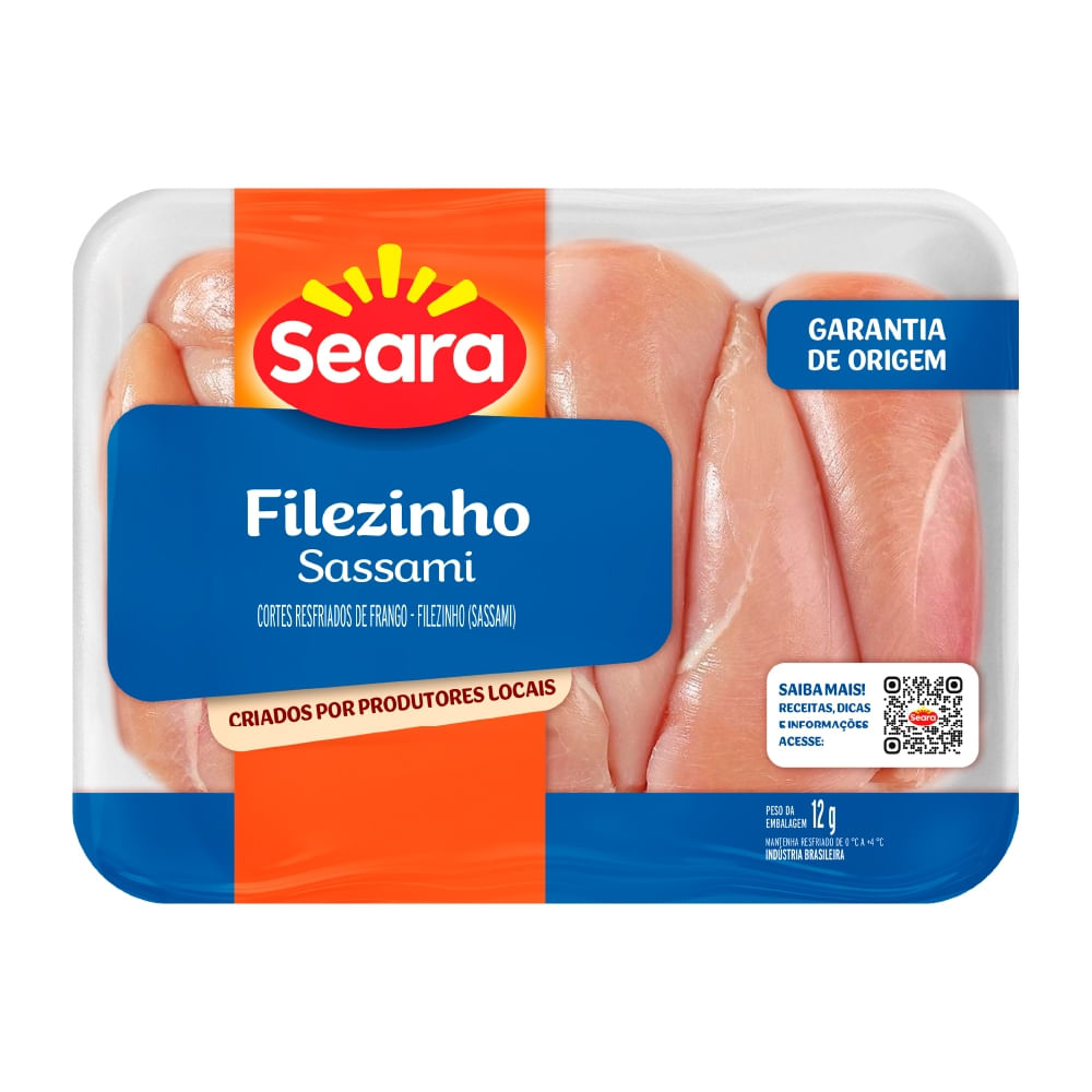 Filezinho Peito de Frango Seara 1Kg