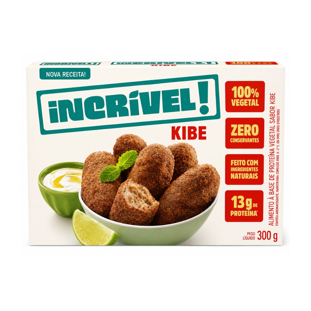 Kibe 100% Vegetal Incrível! 300g